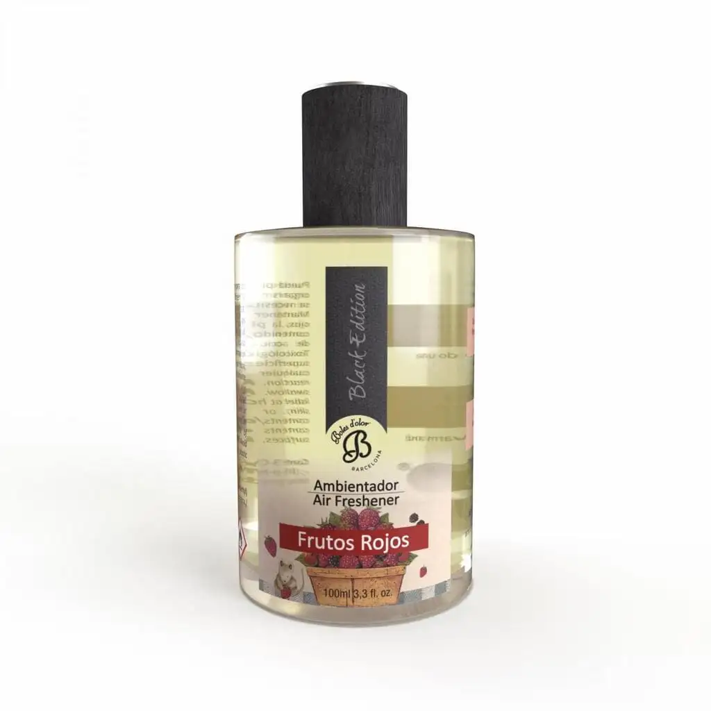 Boles d'olor-Frutos Rojos-Spray Black Edition 100 ml.