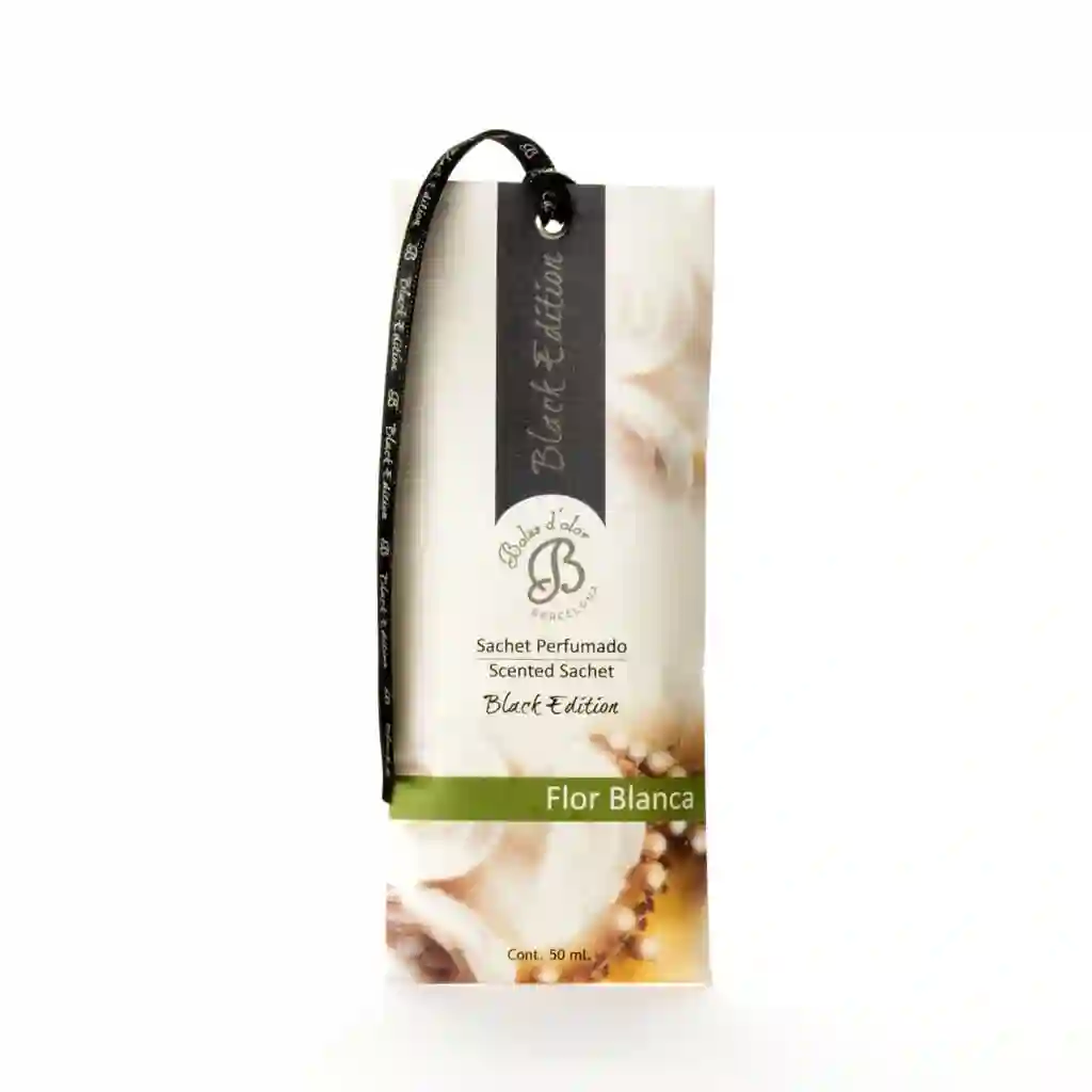 Boles d'olor-Flor Blanca-Sachet Black Edition