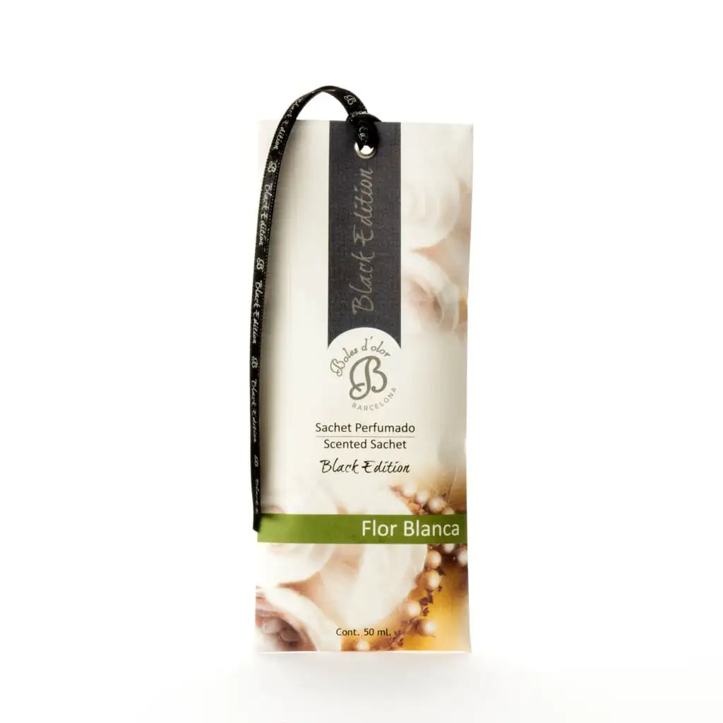 Boles d'olor-Flor Blanca-Sachet Black Edition