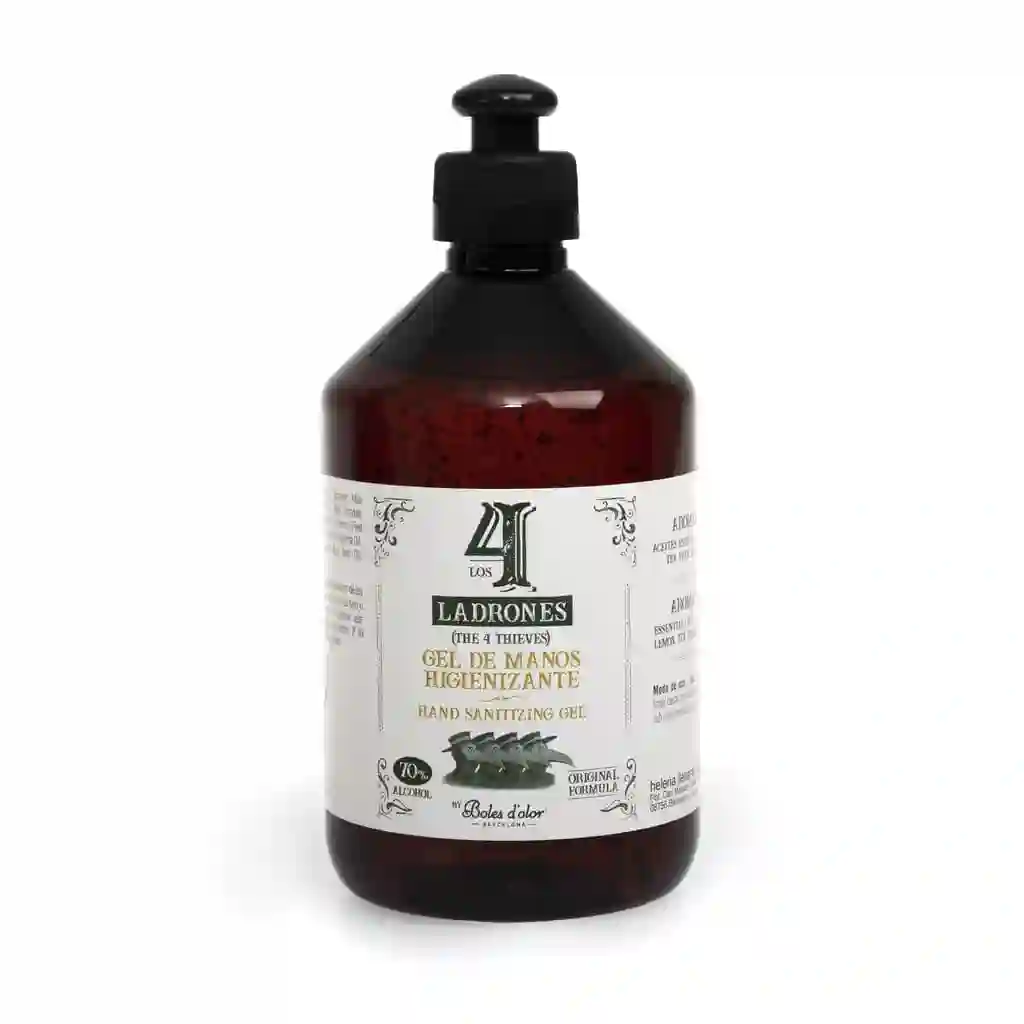 Boles D'Olor-Los 4 Ladrones Gel de Manos Hidroalcoholico 500ml.