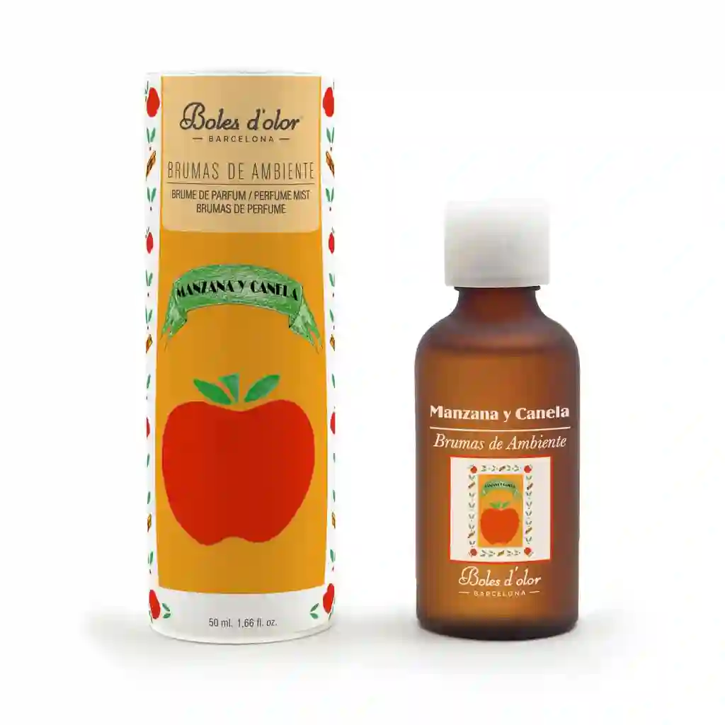 Boles D'Olor-Manzana y Canela-Bruma Ambients 50 ml.