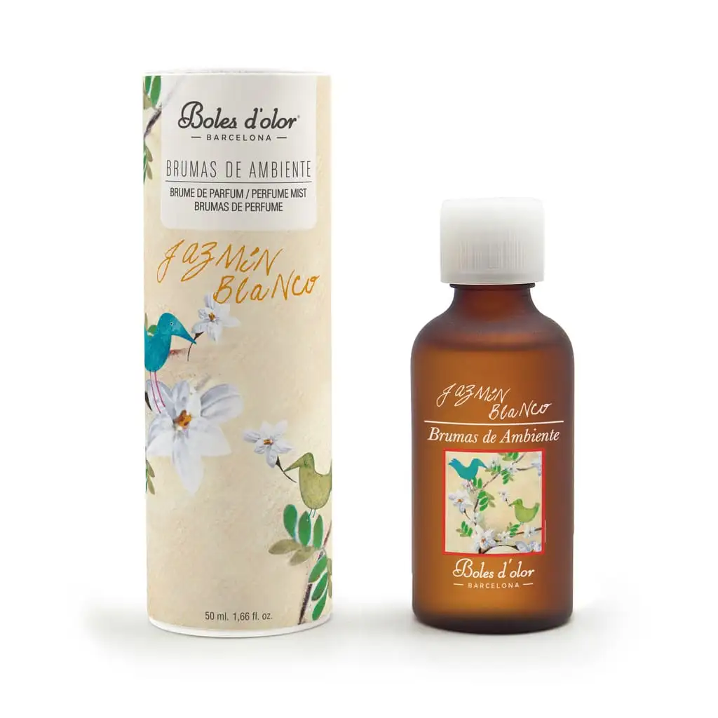 Boles d'olor-Jazmin Blanco-Bruma Ambients 50ml.
