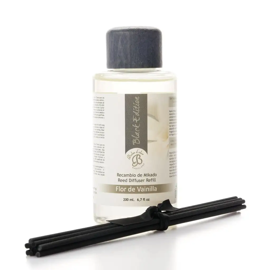 Boles D'olor Recambio Mikado Black Edition Flor de Vainilla 200 ml.
