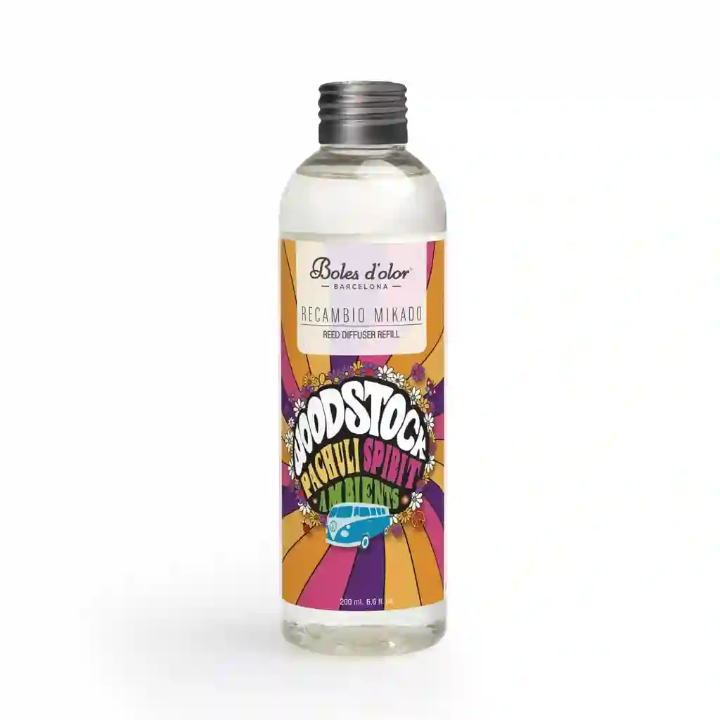 Boles D'olor Recambio Mikado Woodstock 200 Ml.
