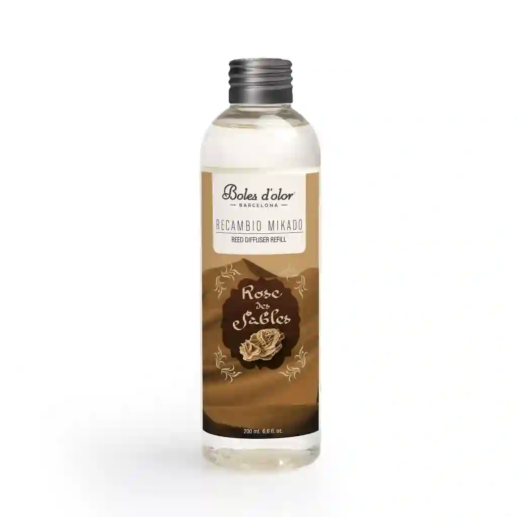 Boles D'Olor Recambio Mikado Rosa de Sebles 200 ml.