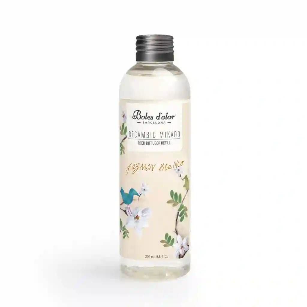 Boles D'Olor Recambio Mikado Jazmin Blanco 200 ml.