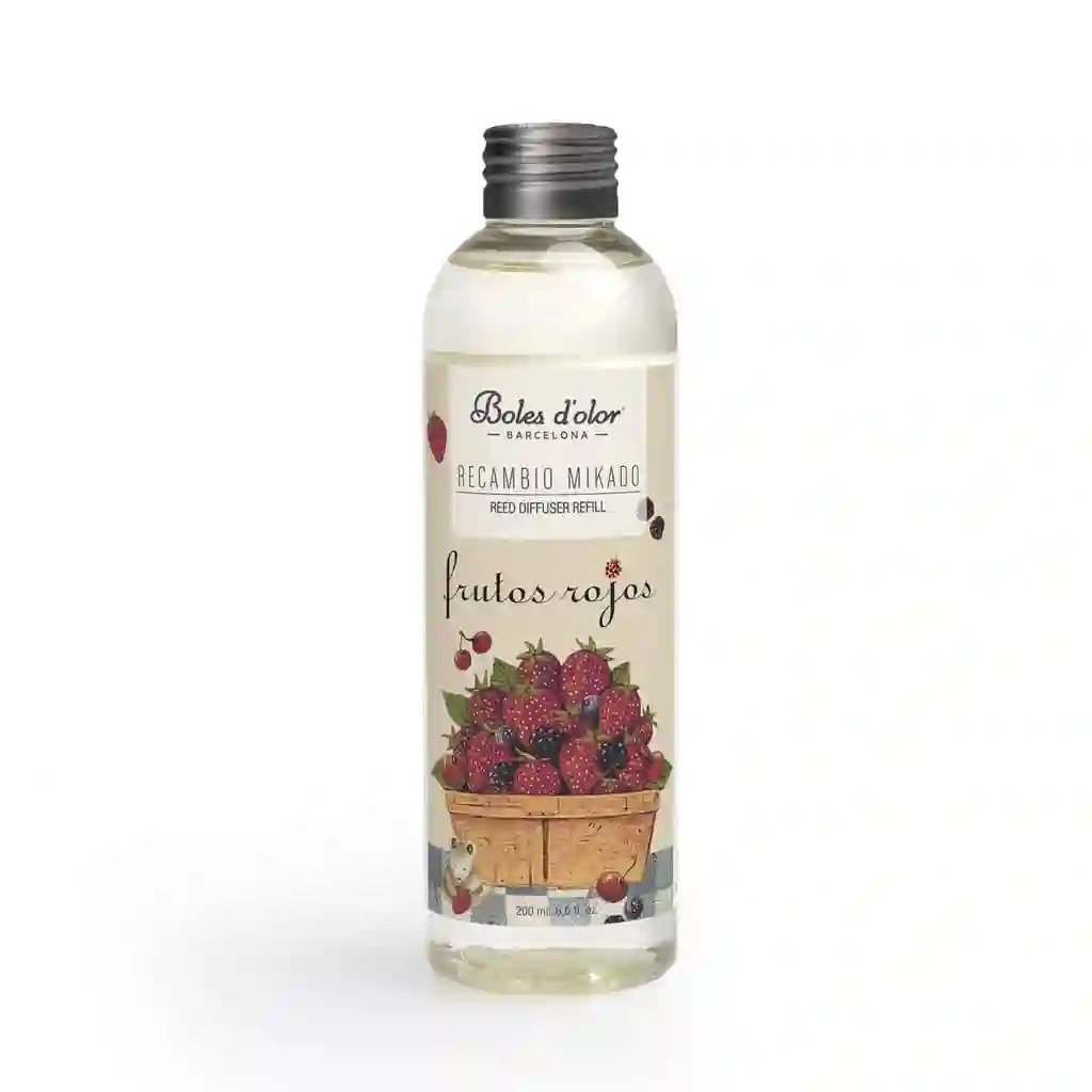 Boles d'Olor Recambio Mikado frutos Rojos 200 ml