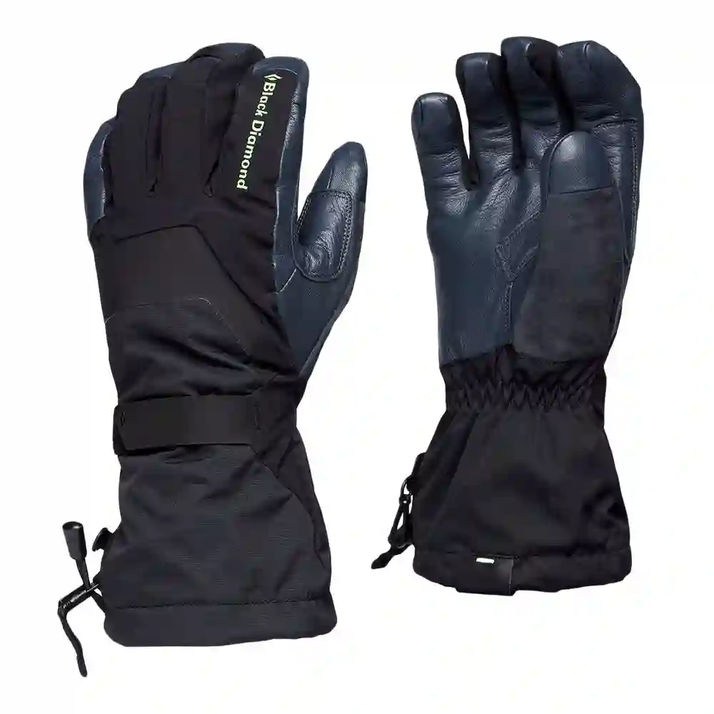 Guantes Guantes de Equelador de Diamantes Negro