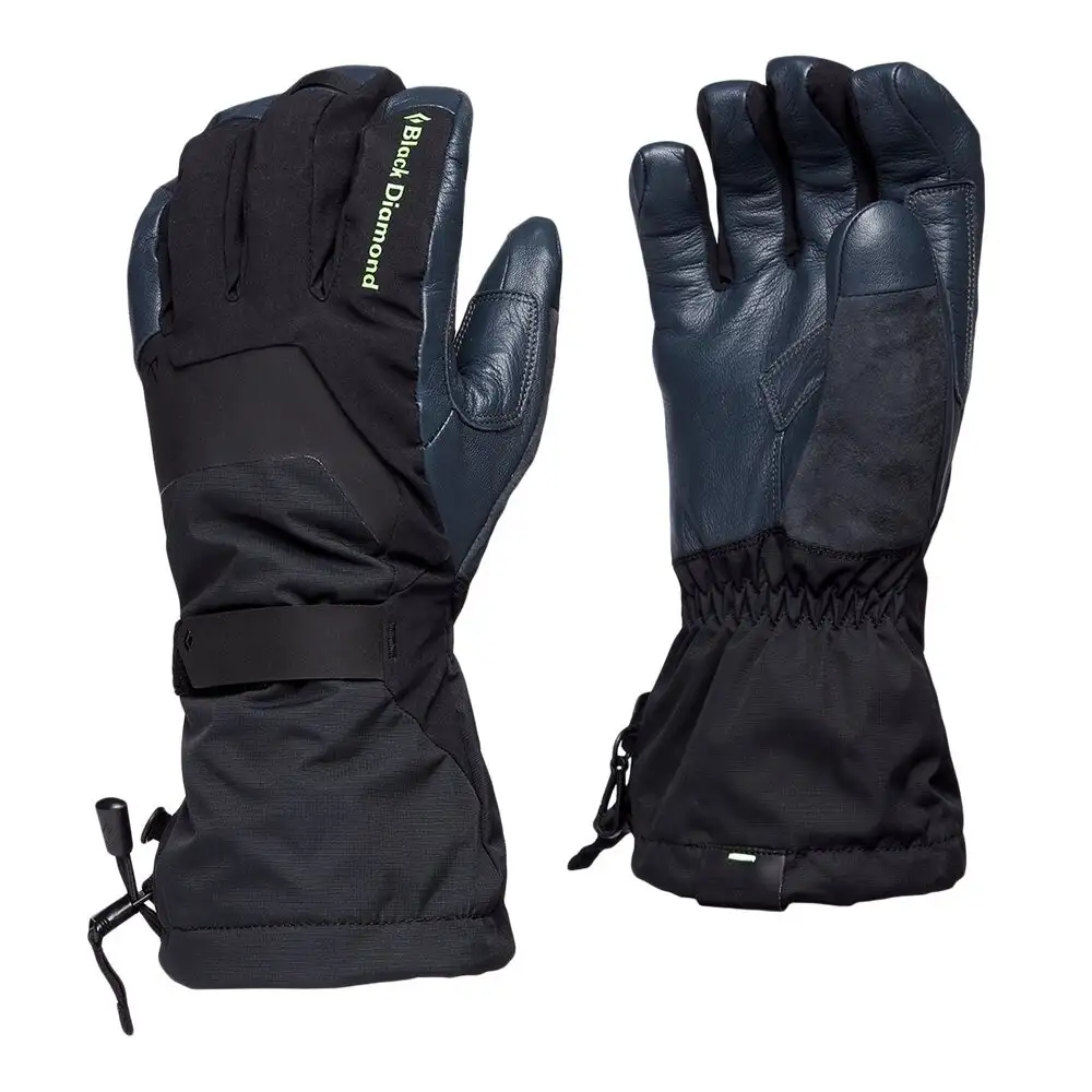 Guantes Guantes de Equelador de Diamantes Negro