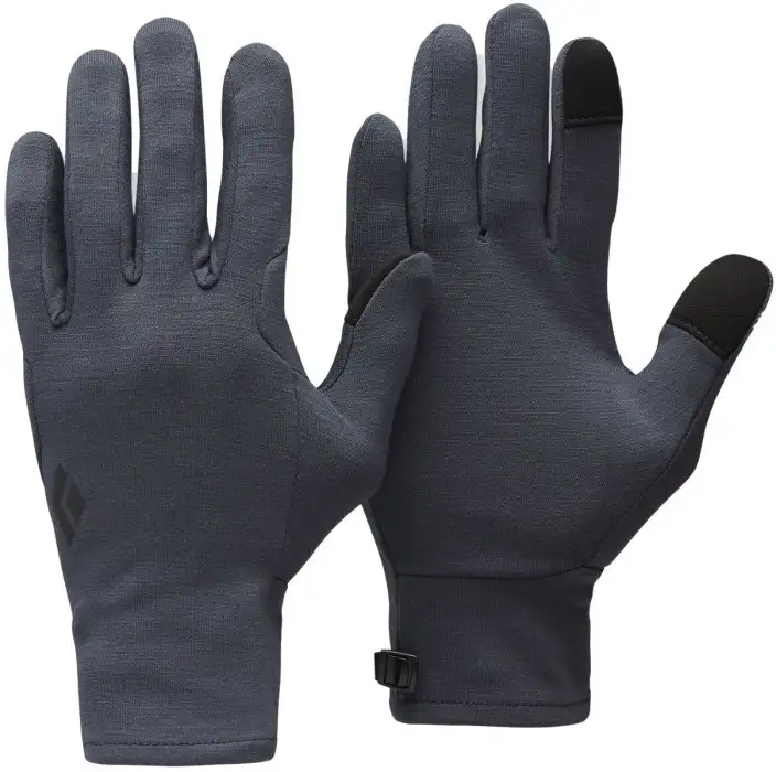 Lineros de lana de peso medio de diamantes negros de Guantes