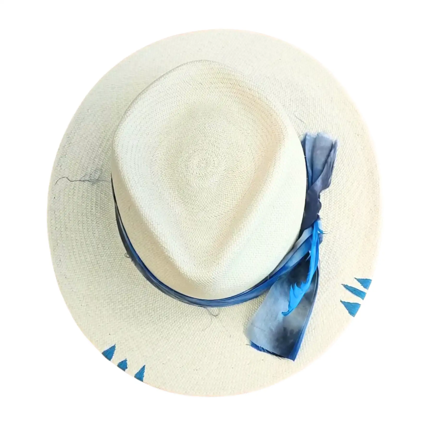Fedora panama copa diamante trenzado Cuenca Ocean
