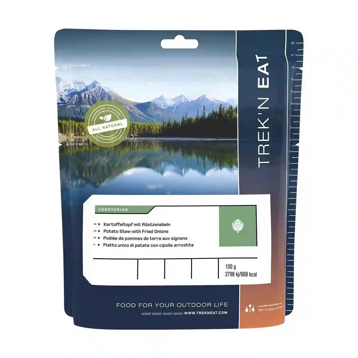Comida Liofilizada patatas con Cebolla Trek'n Eat