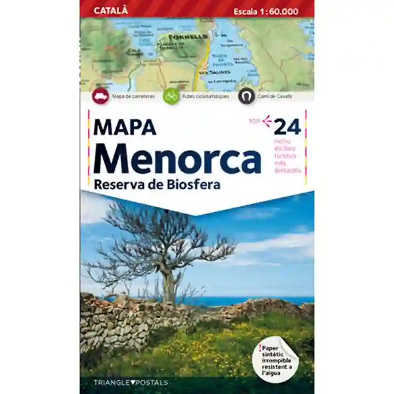 Mapa Triangle Menorca (Catalán)