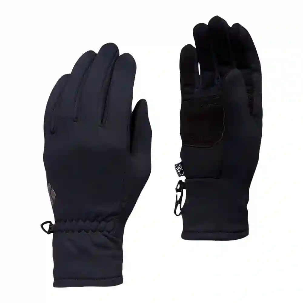 Guantes Screentap de peso medio de diamantes negros