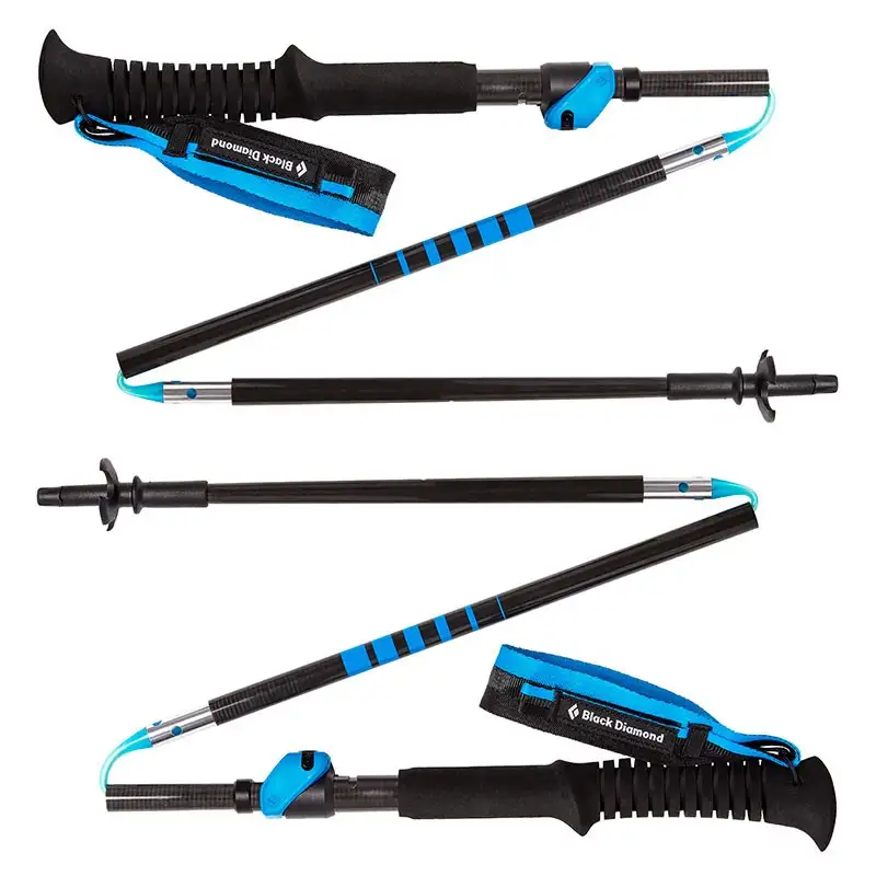 2 Bastones Diamante Negro de carbono FLZ