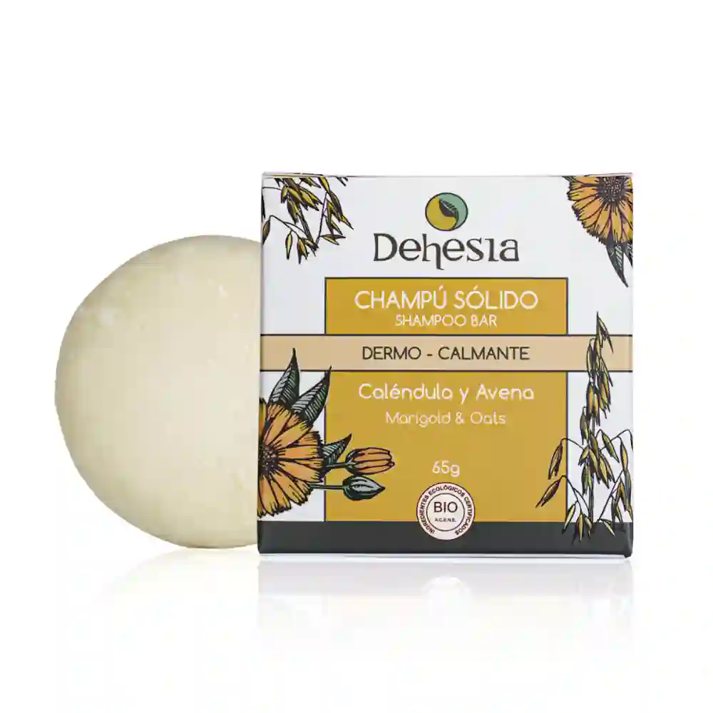 Champú Sólido Dermos-Calmante Con Caléndula y Avena Dehesia