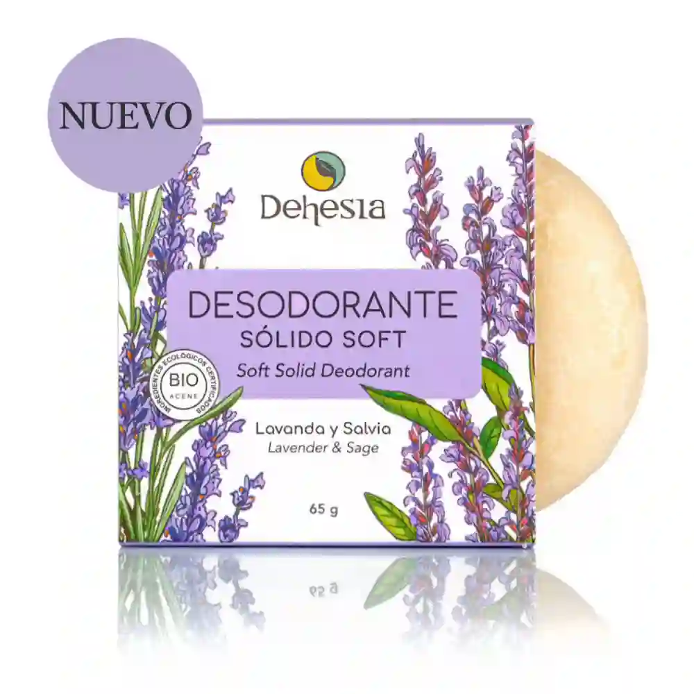 Desodorante Sólido Soft BIO con Lavanda y Salvia Dehesia