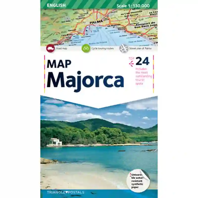 Mapa Triangle Mallorca (Inglés)