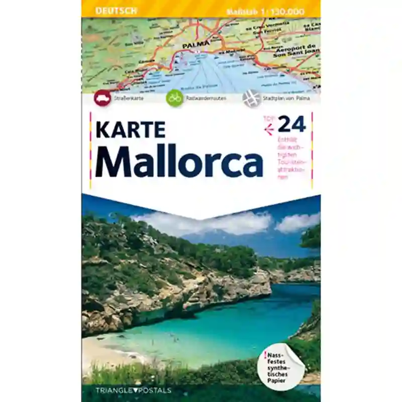 Mapa Triangle Mallorca (Alemán)