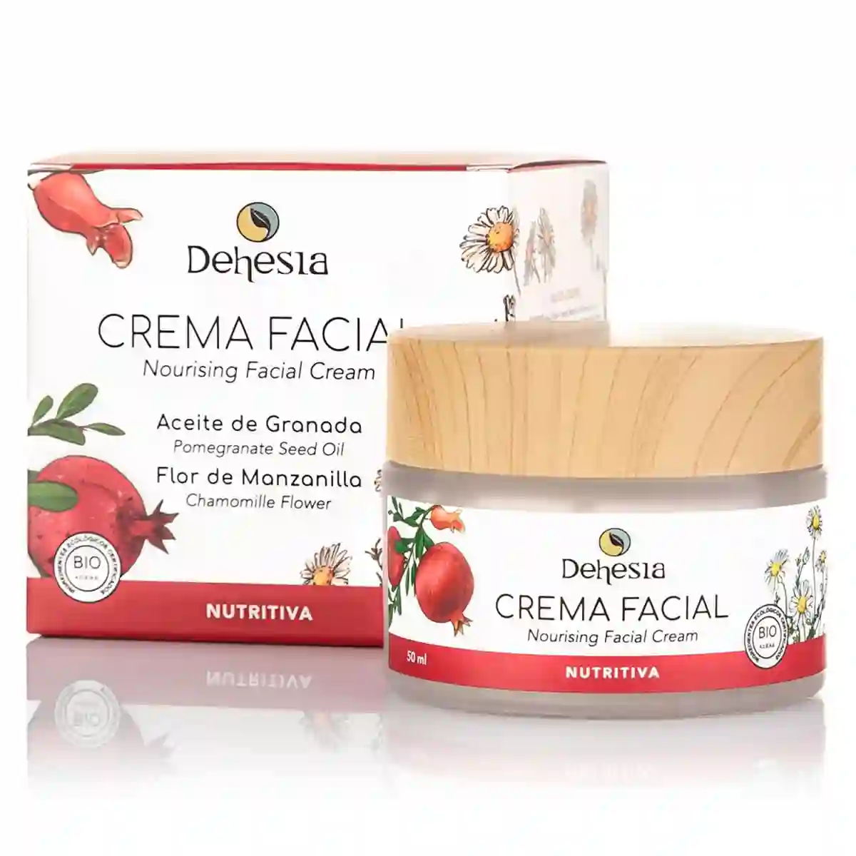 Crema Facial Granada y Manzanilla Dehesia