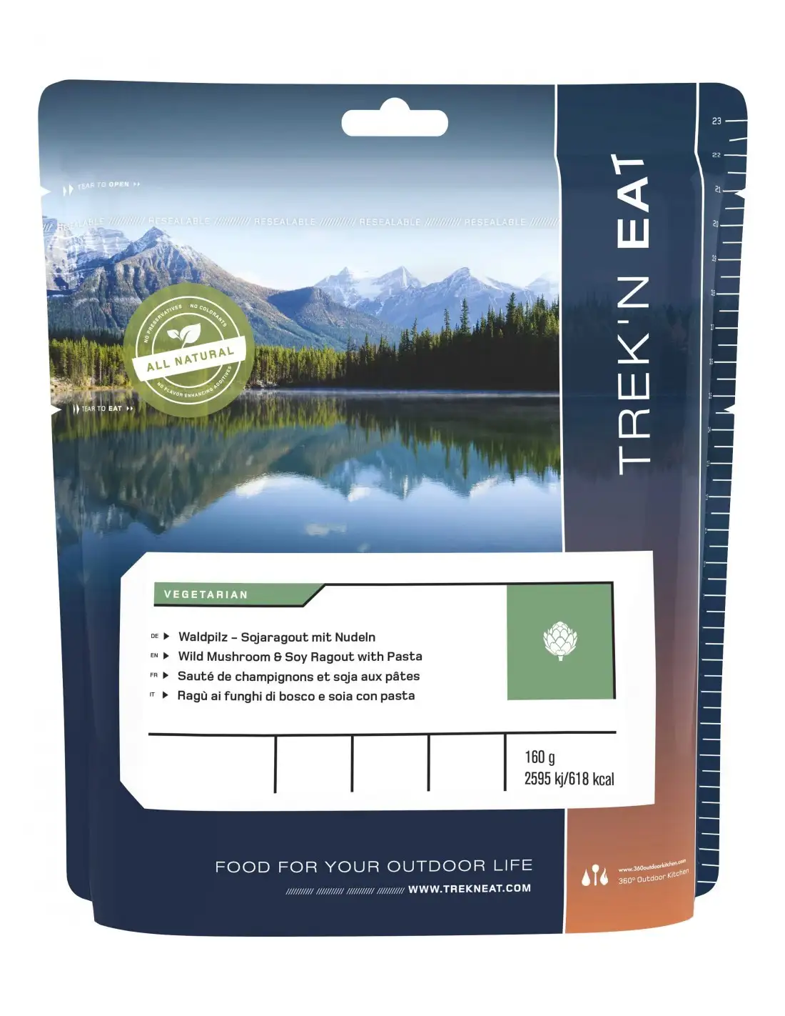 Comida Liofilizada Ragues Setas Con Fideos Trek'n Eat 160 GR