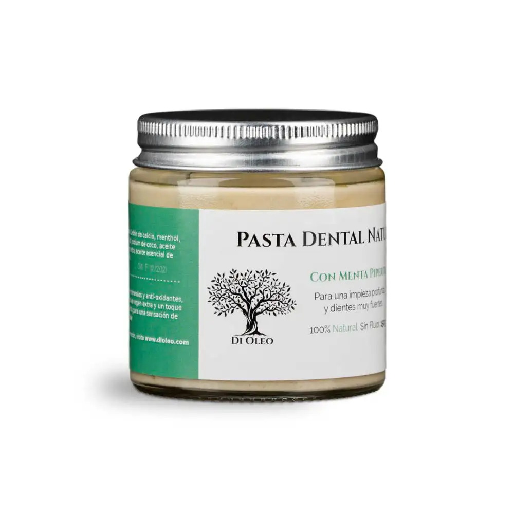 Pasta dental natural pecado flúor menta piperita 150grs