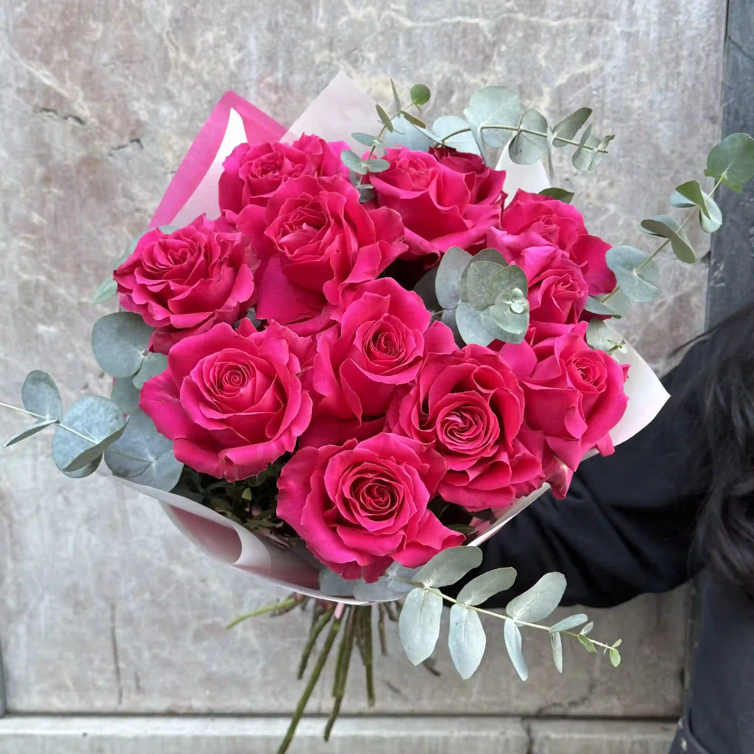 Rosas Fucsia (12 Rosas)