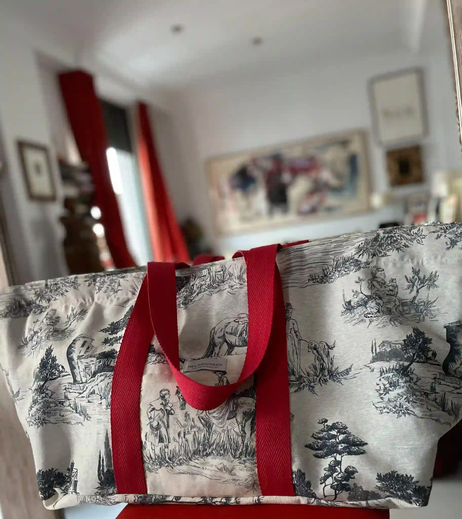 Bolsa ikea toile de jouy