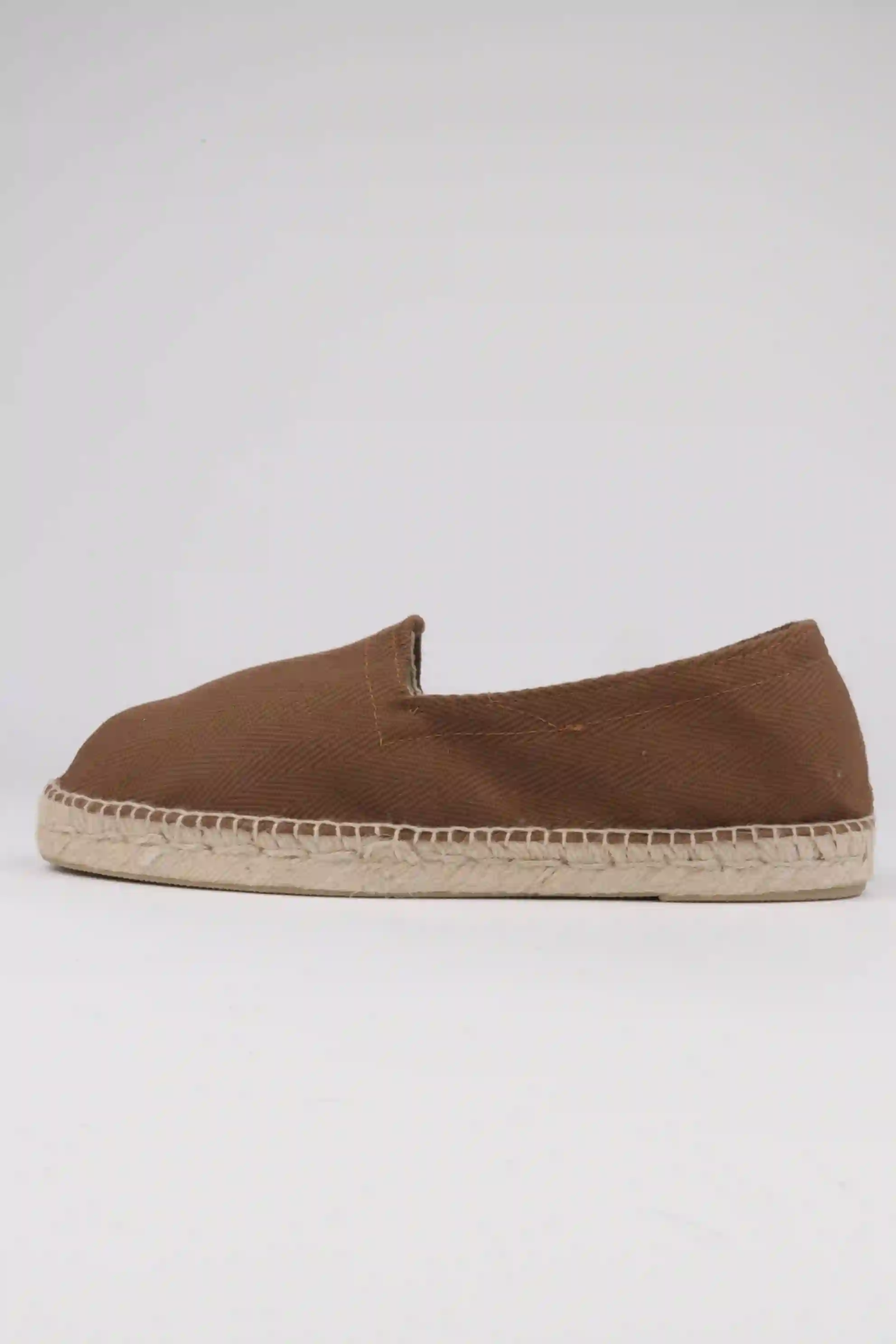 Alpargata hombre espiga color marrón