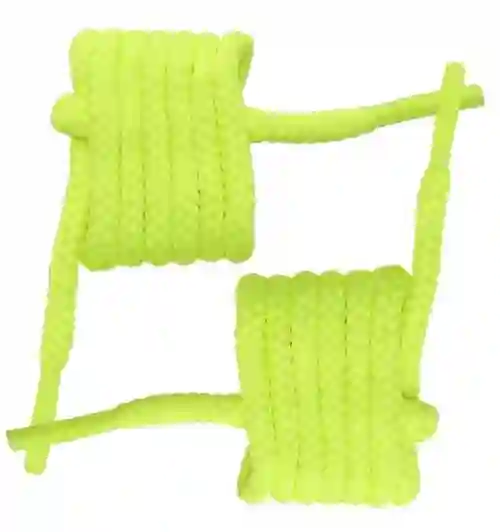 Cordón redondo grueso de 60 cm. color amarillo fluor