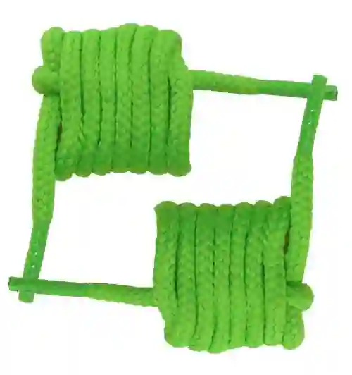 Cordón redondo grueso de 60 cm. color verde fluor