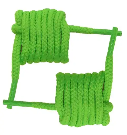 Cordón redondo grueso de 60 cm. color verde fluor