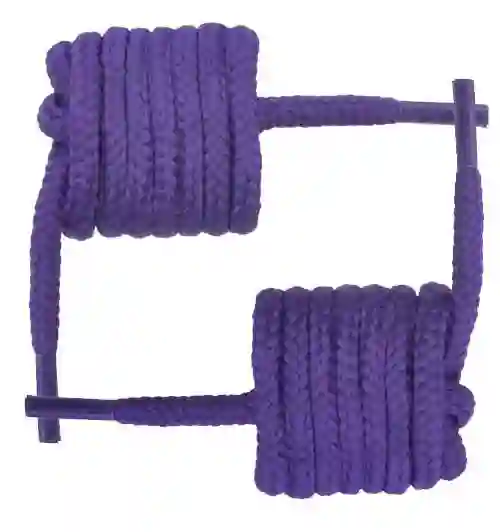 Cordón redondo grueso de 60 cm. color morado