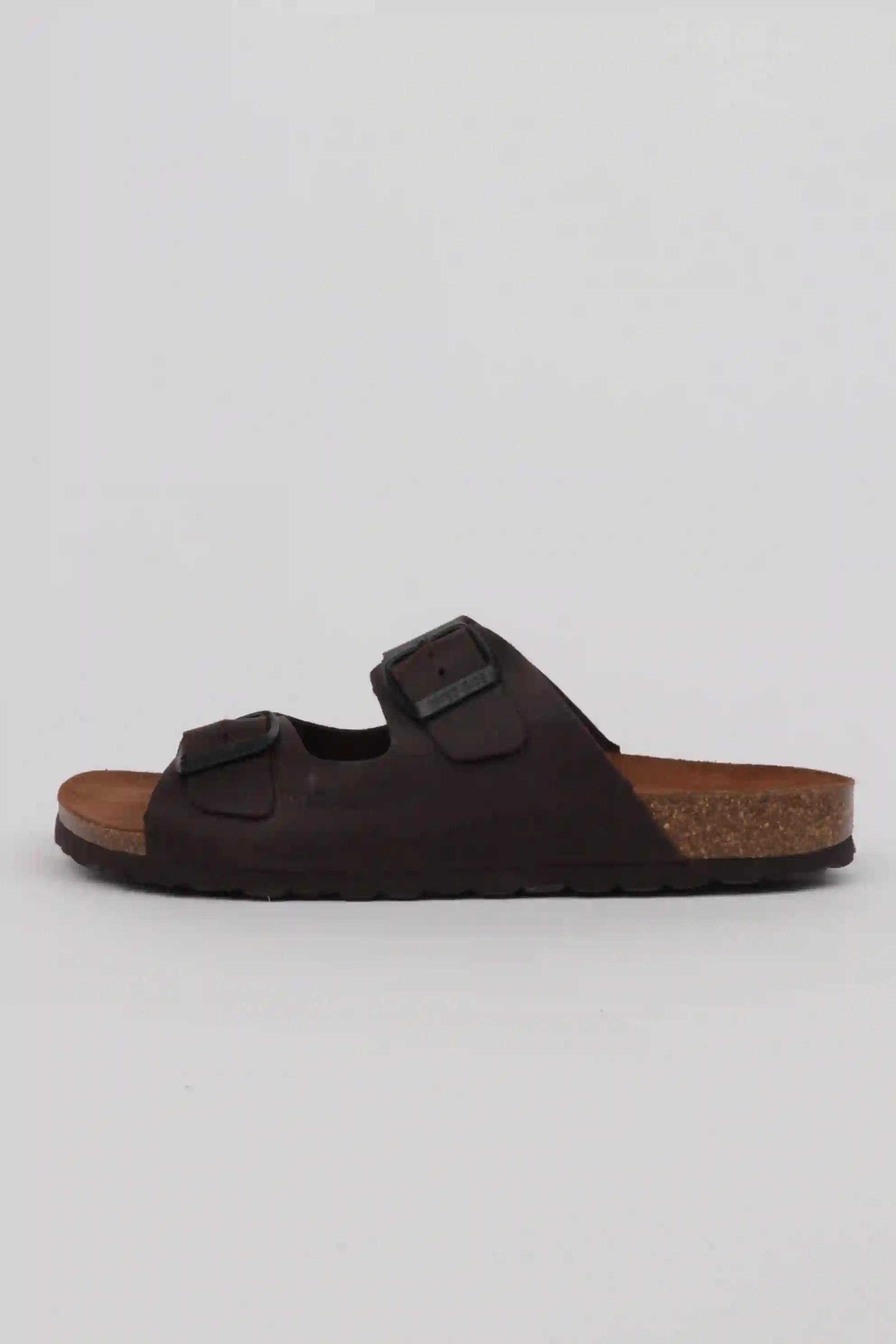 Chanclas Interbios Doble Hebilla Color Marrón