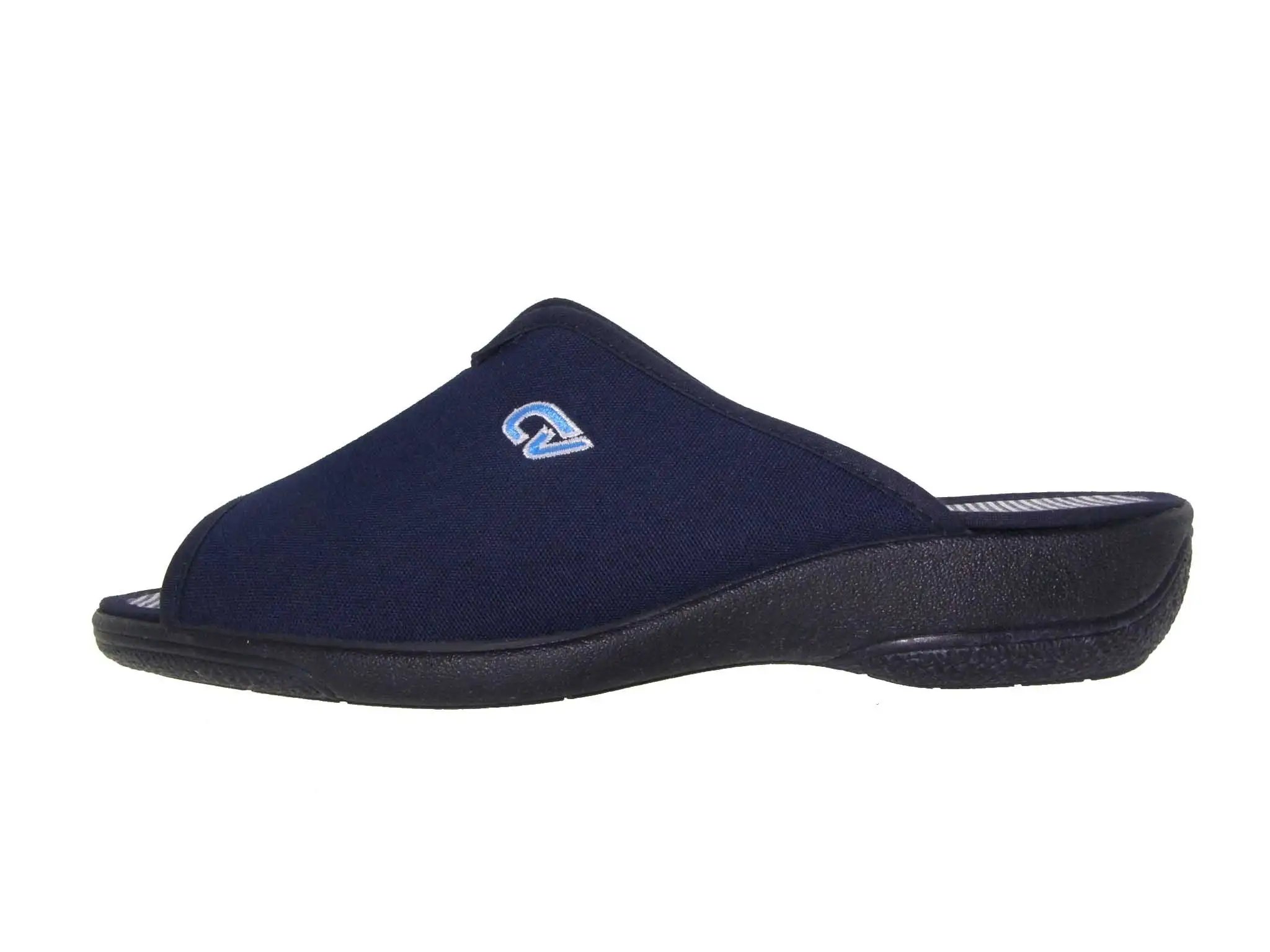 Zapatilla Cabrera en color Azul Marino Con Cuña