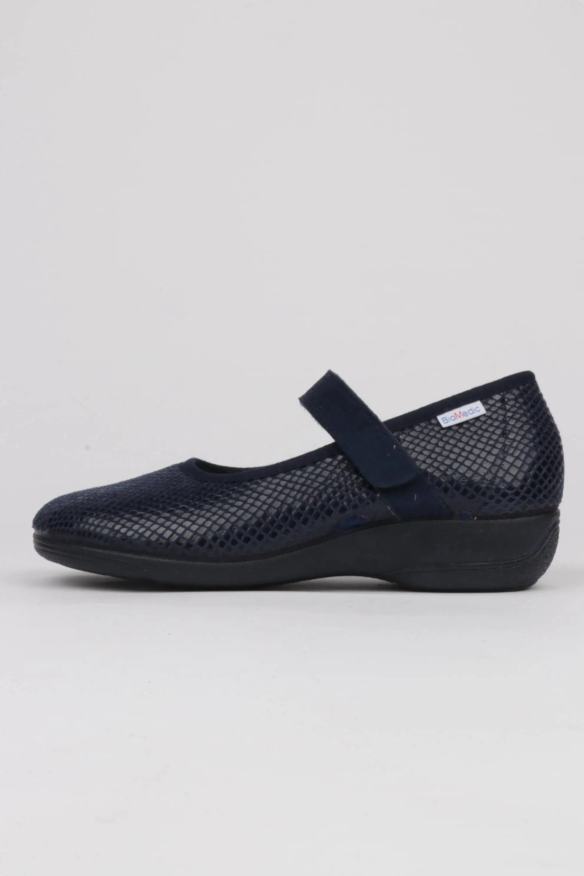 Zapatilla Estilo Mercedes Biomedic® de Ancho Especial Color Azul