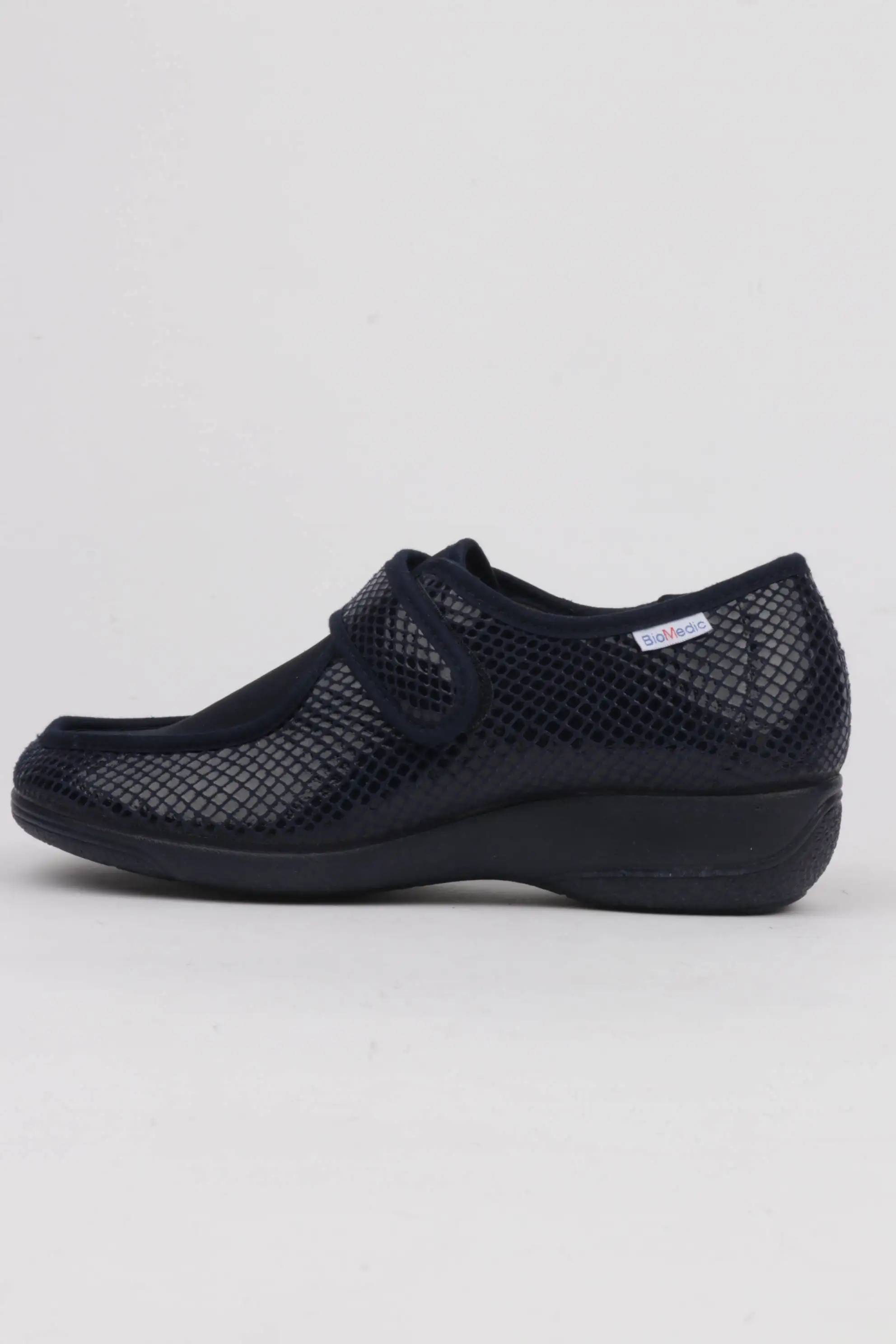 Zapatilla Cabrera Biomedic® de Licra Azul Con Velcro