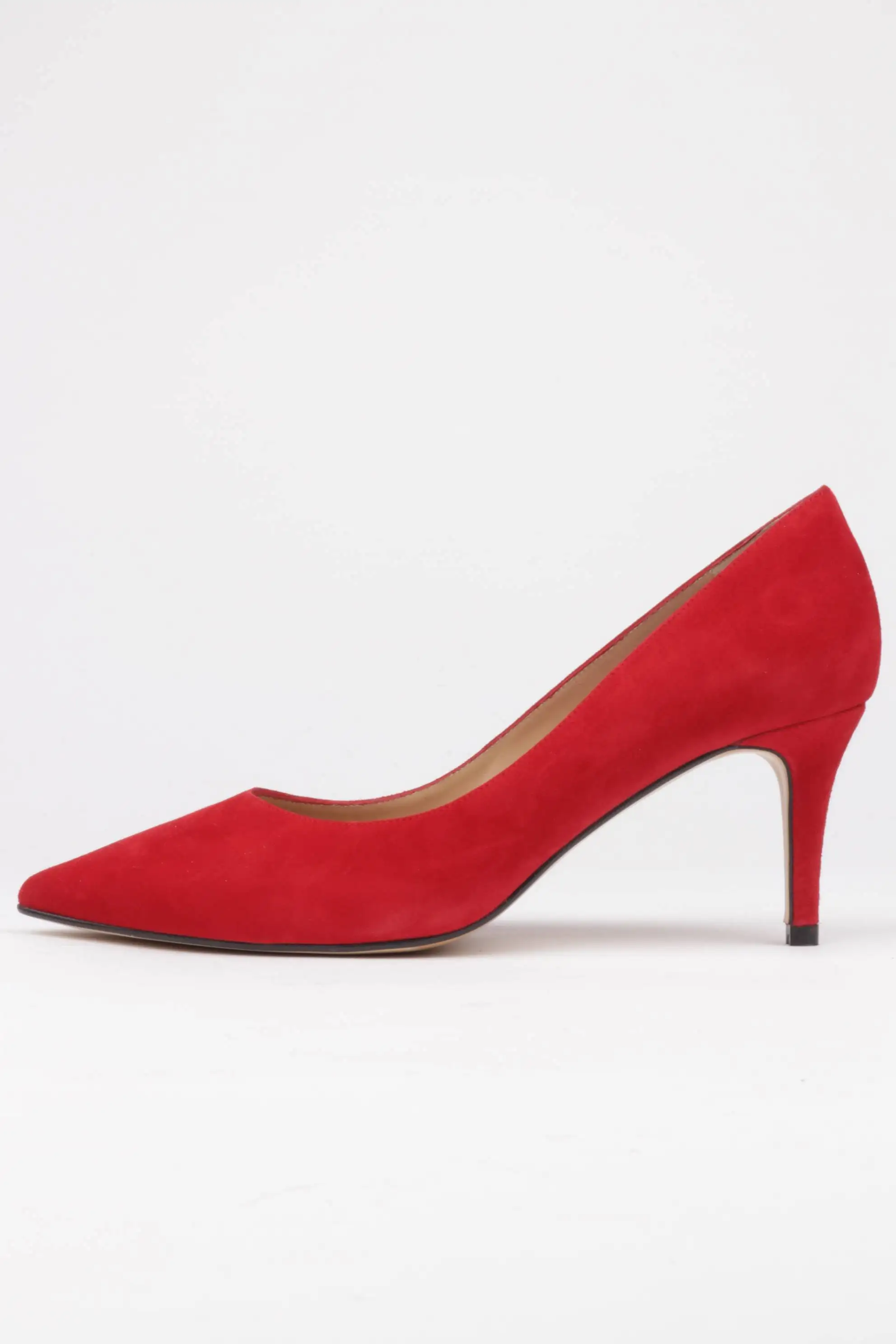 Zapatos de Salón Ante Rojo