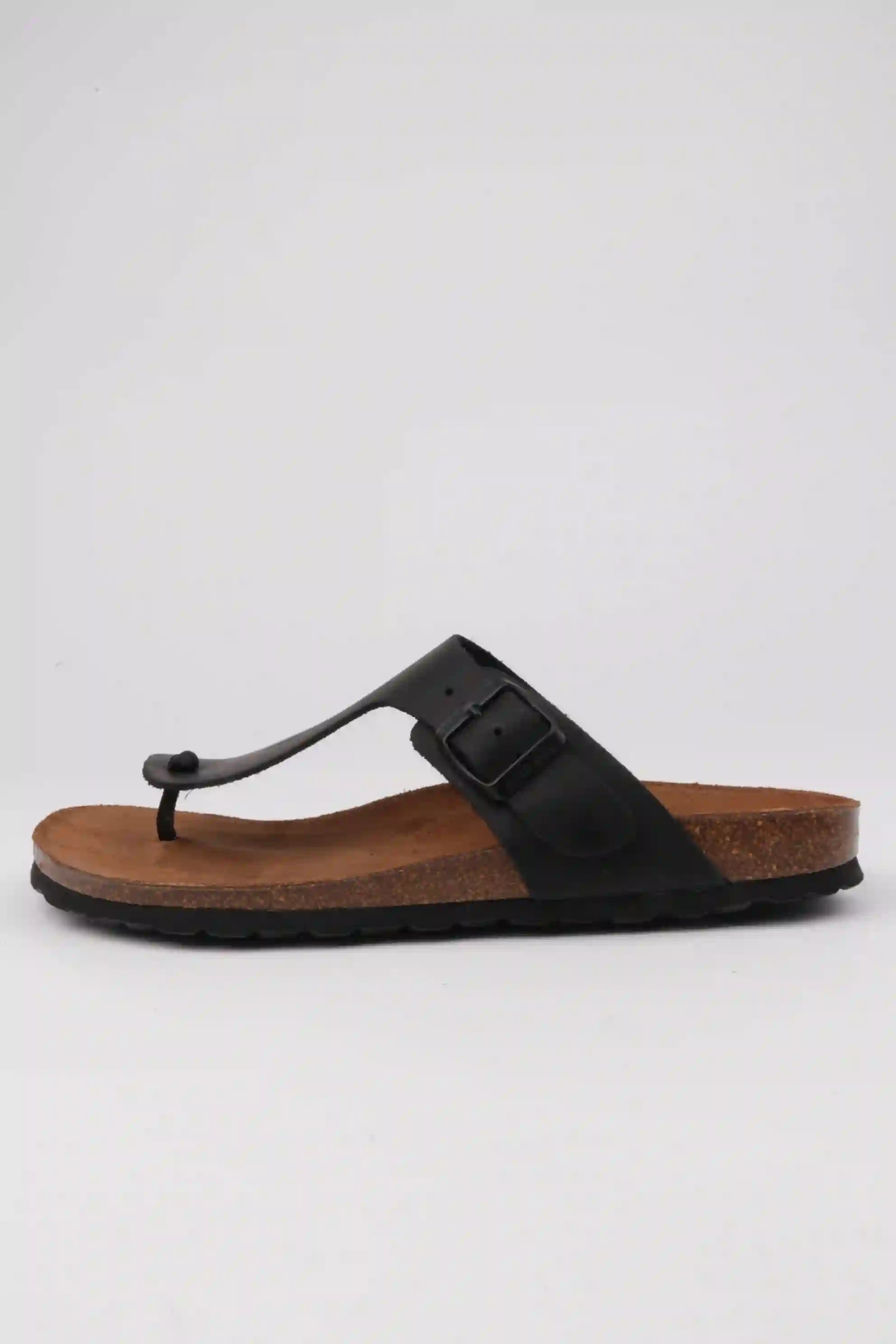 Sandalias Interbios Hombre Entre-Dedo Color Negro