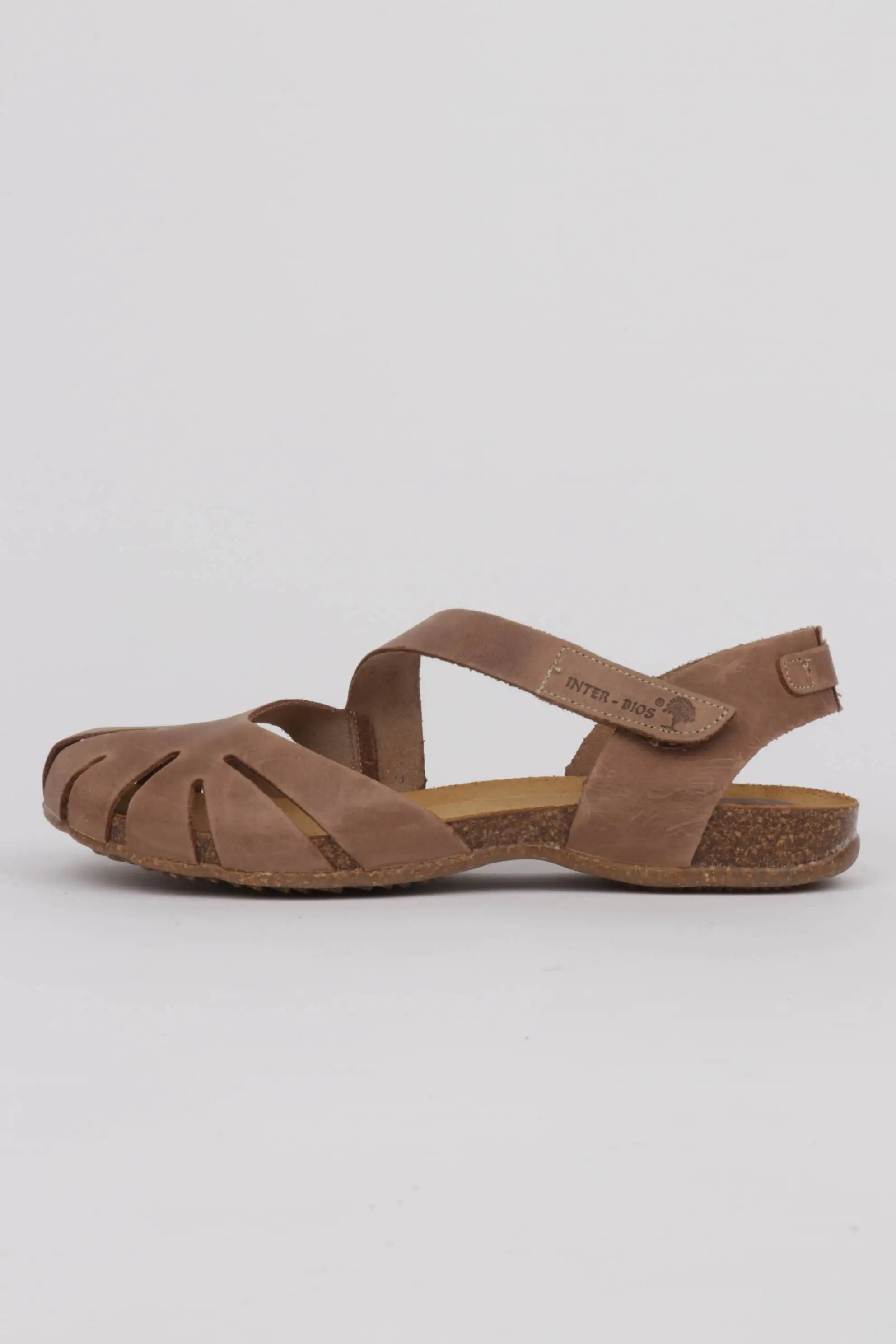 Inter Bios Sandalias Cerradas Puntera color beige