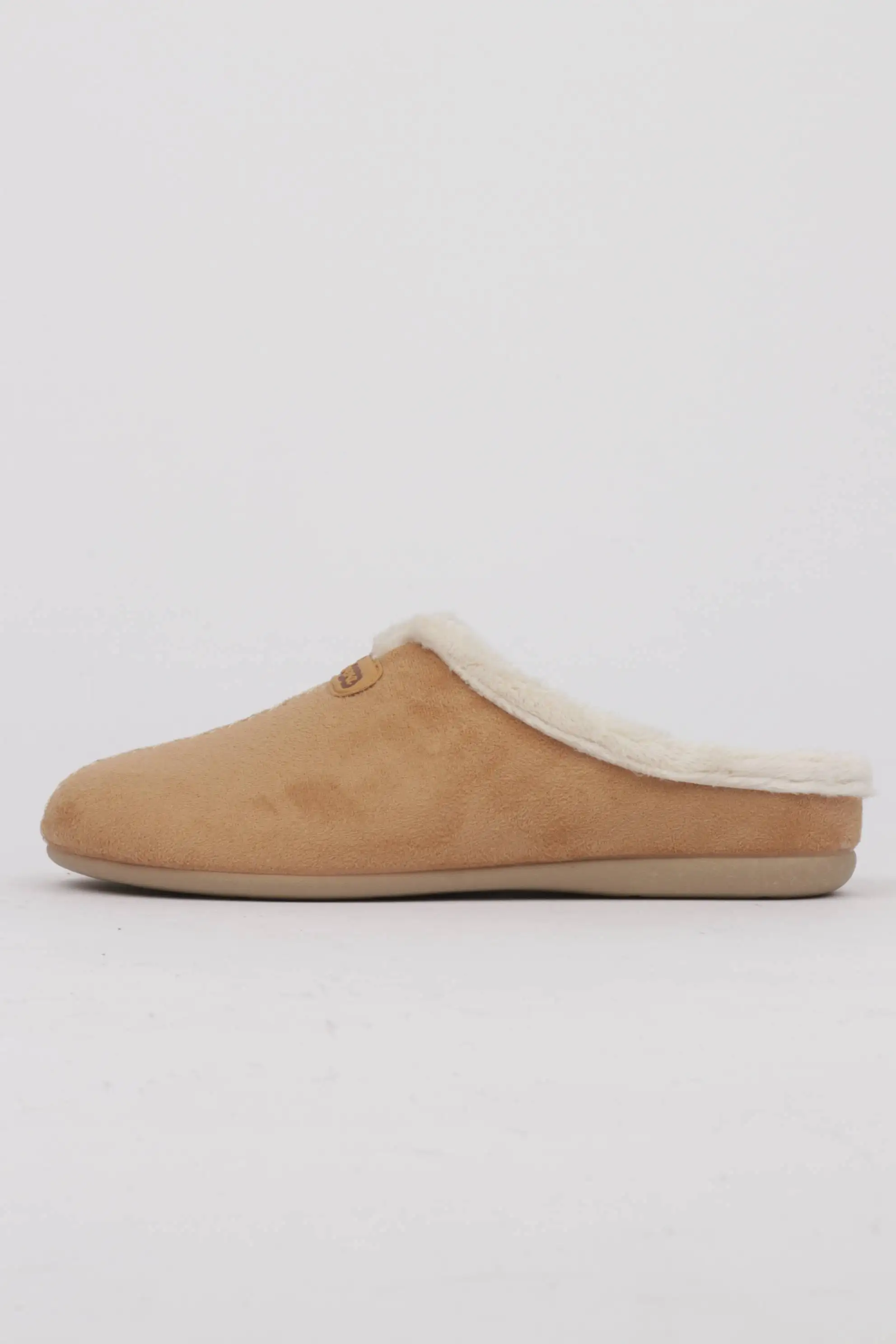 Zapatillas Estar en Casa Camel Camel Abitas de Talón