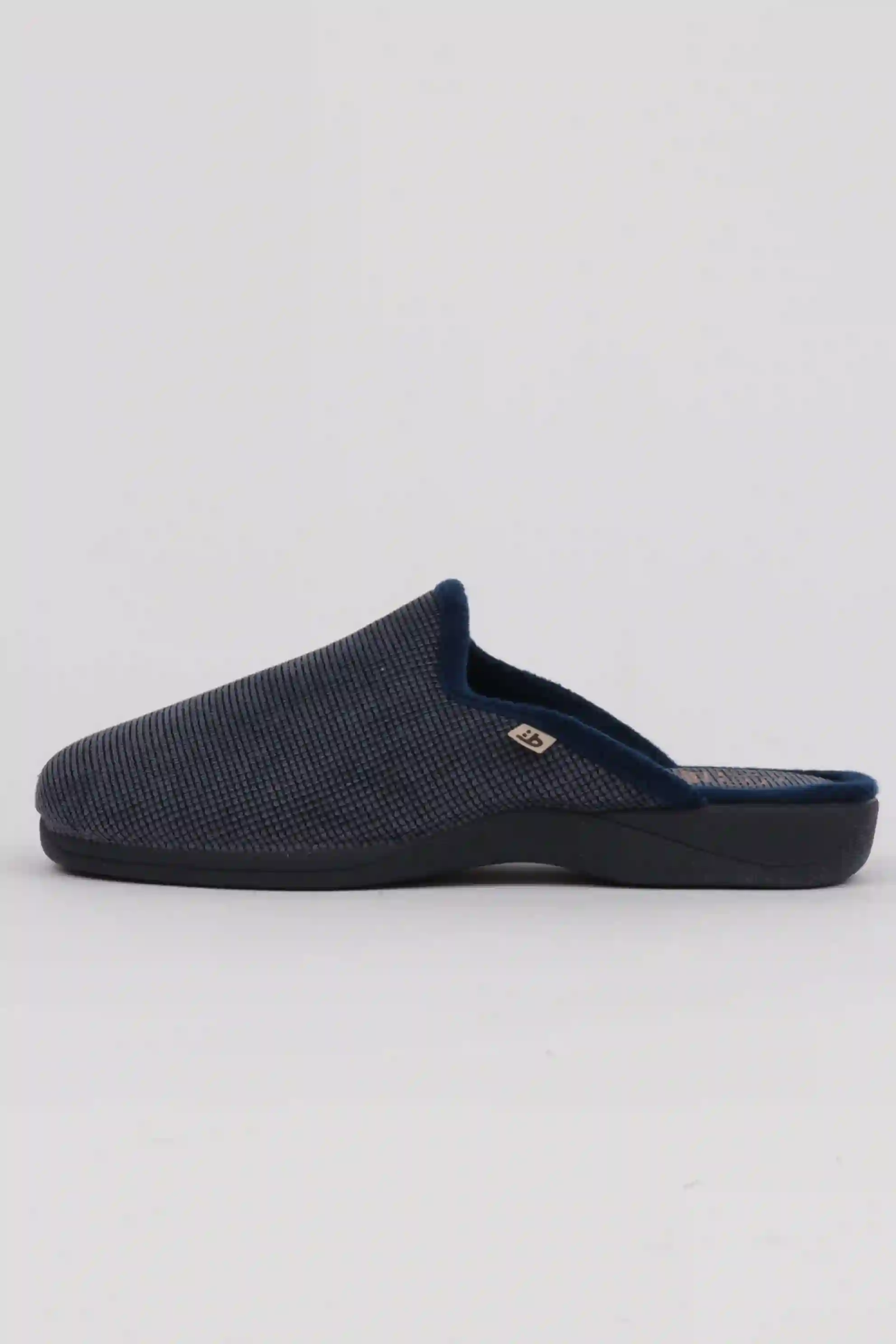 Zapatillas Casa Hombre Azul Marino Tejido Textura