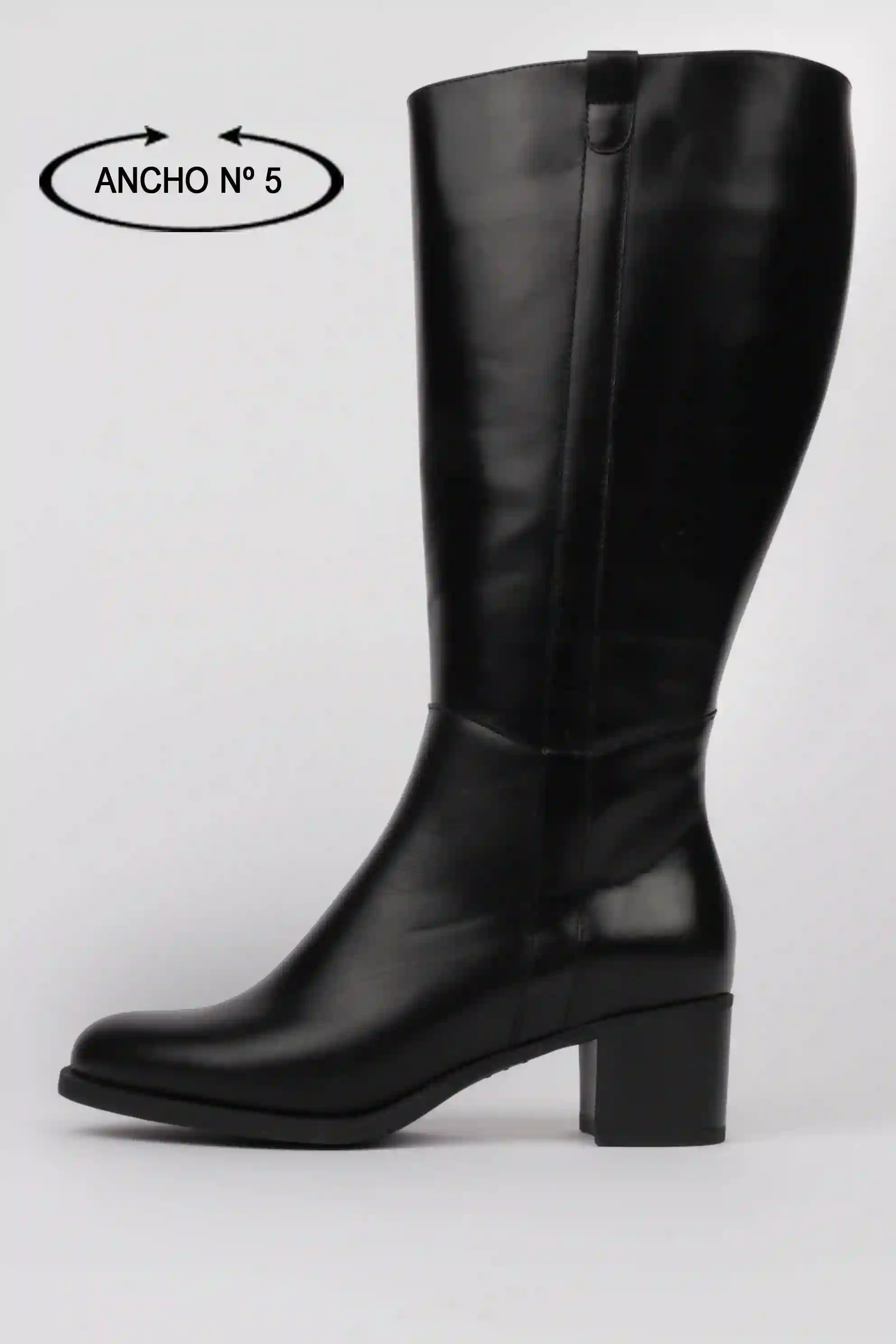 Botas negras Pierna Ancha xxxl