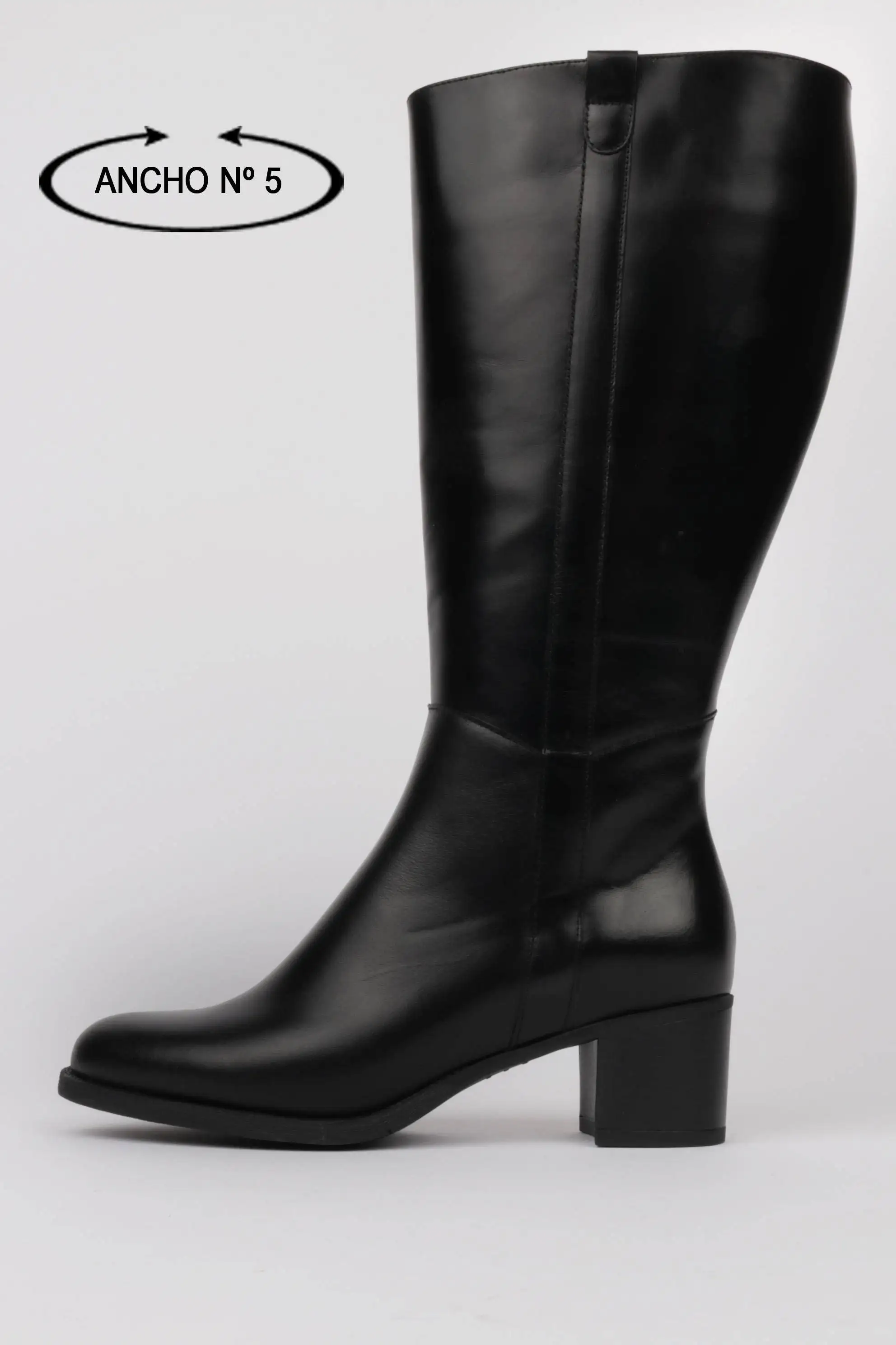 Botas negras Pierna Ancha xxxl