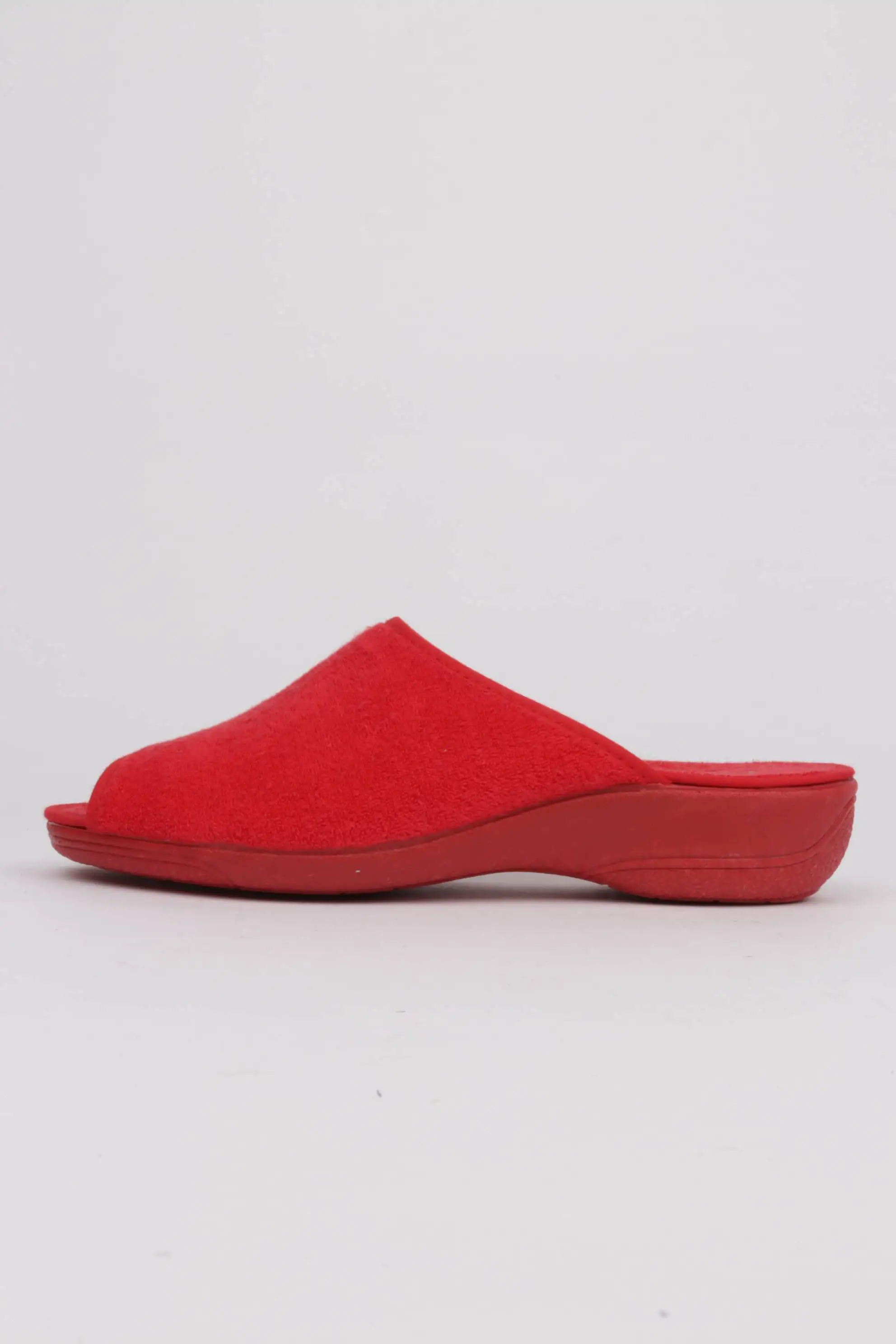 Zapatillas Estar por Casa Mujer Rizo Rojo Con Cuña
