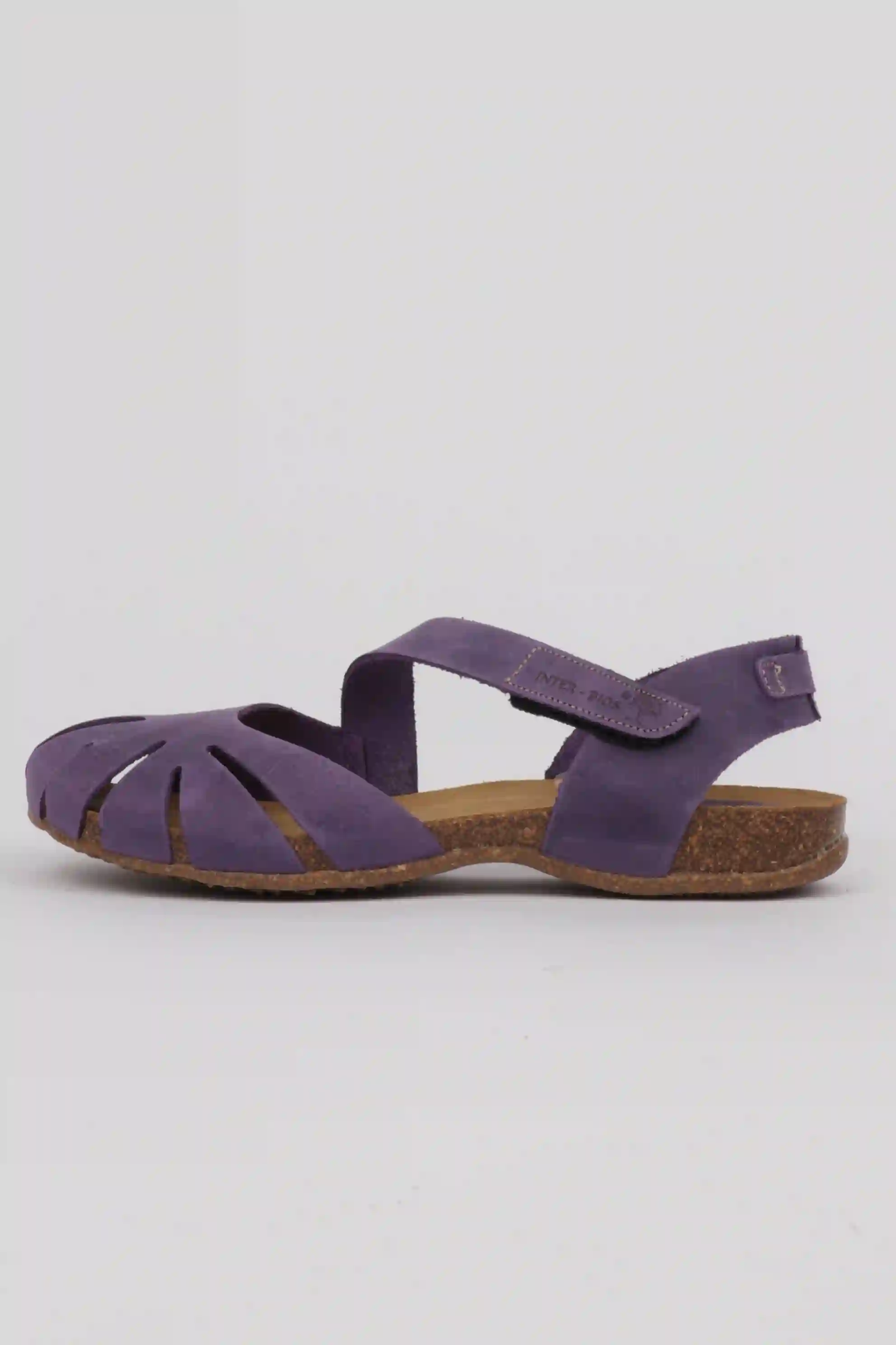 Sandalias Interbios Mujer Cerrada Puntera Color lila
