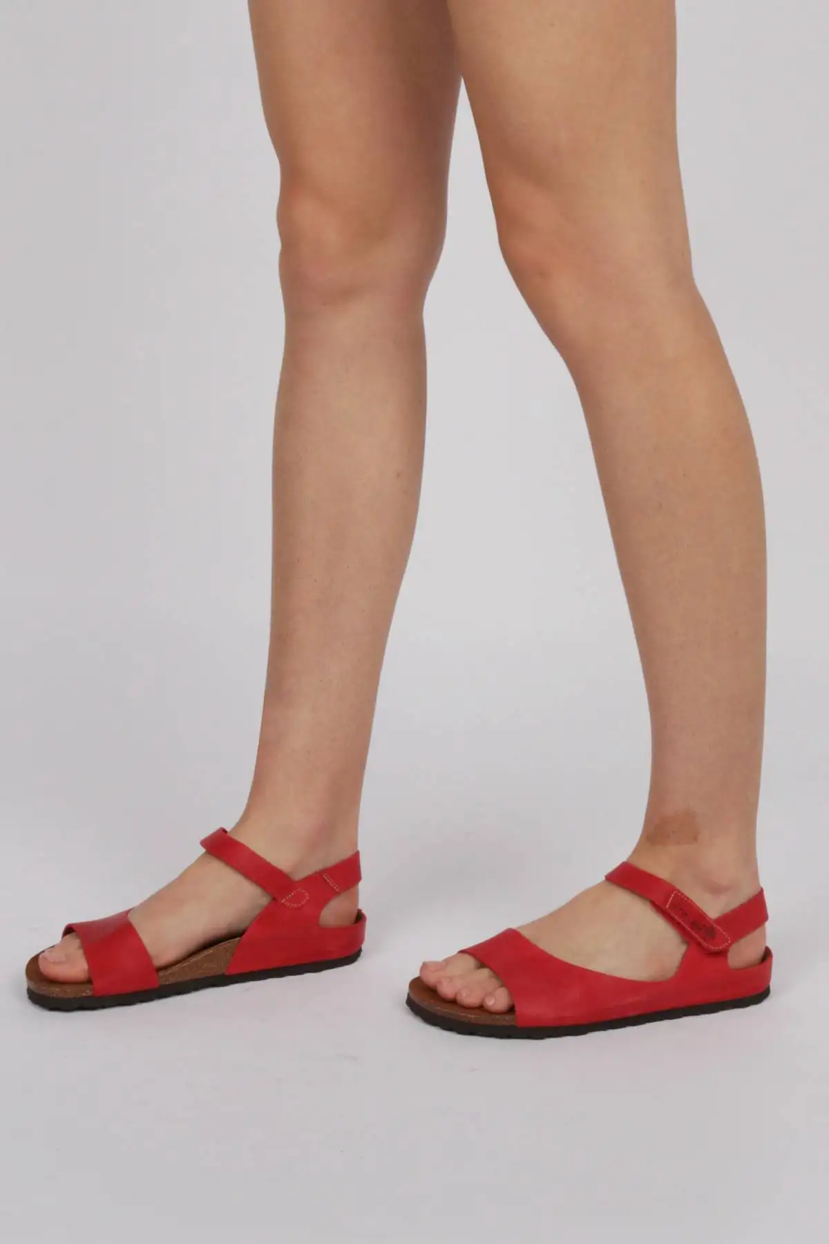 Sandalias Rojas Interbios Modelo 7204