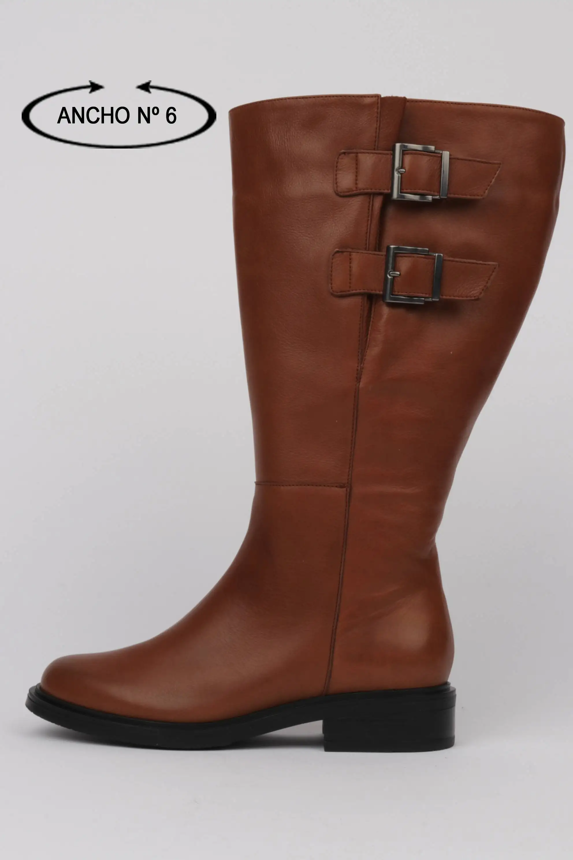 Botas altas camel anch xxxxl