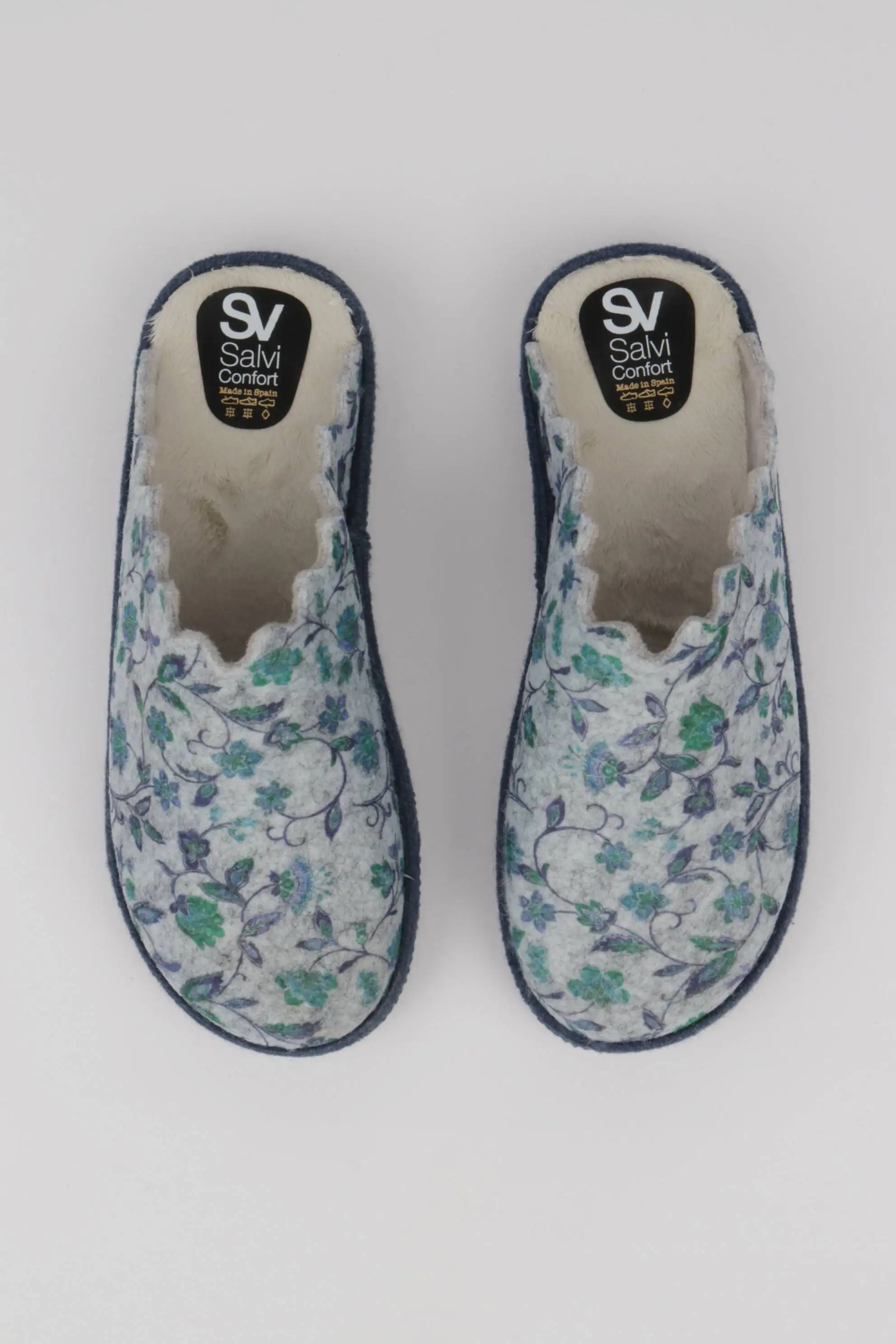 Zapatillas Casa Mujer Estampado Flores