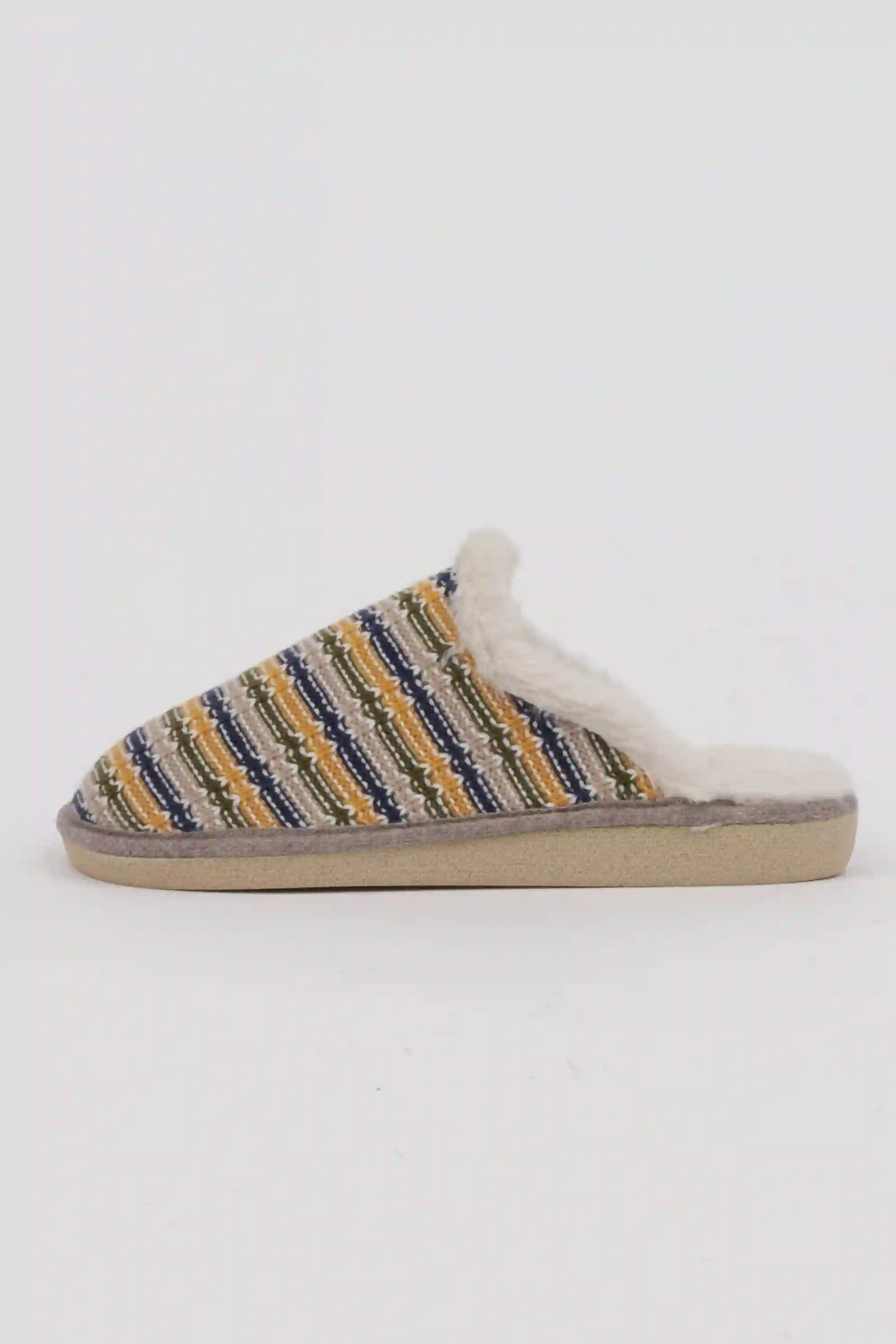 Zapatillas Casa Mujer Tejido Punto Multicolor